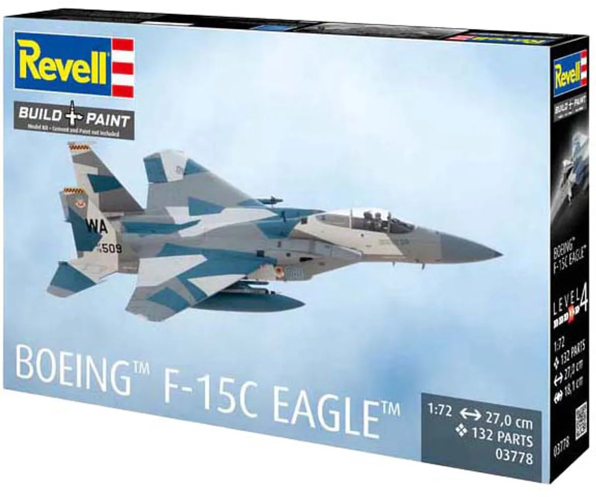 Revell Boeing F-15C Eagle 03778 Modelbouwpakket - 1:72 - Multi
