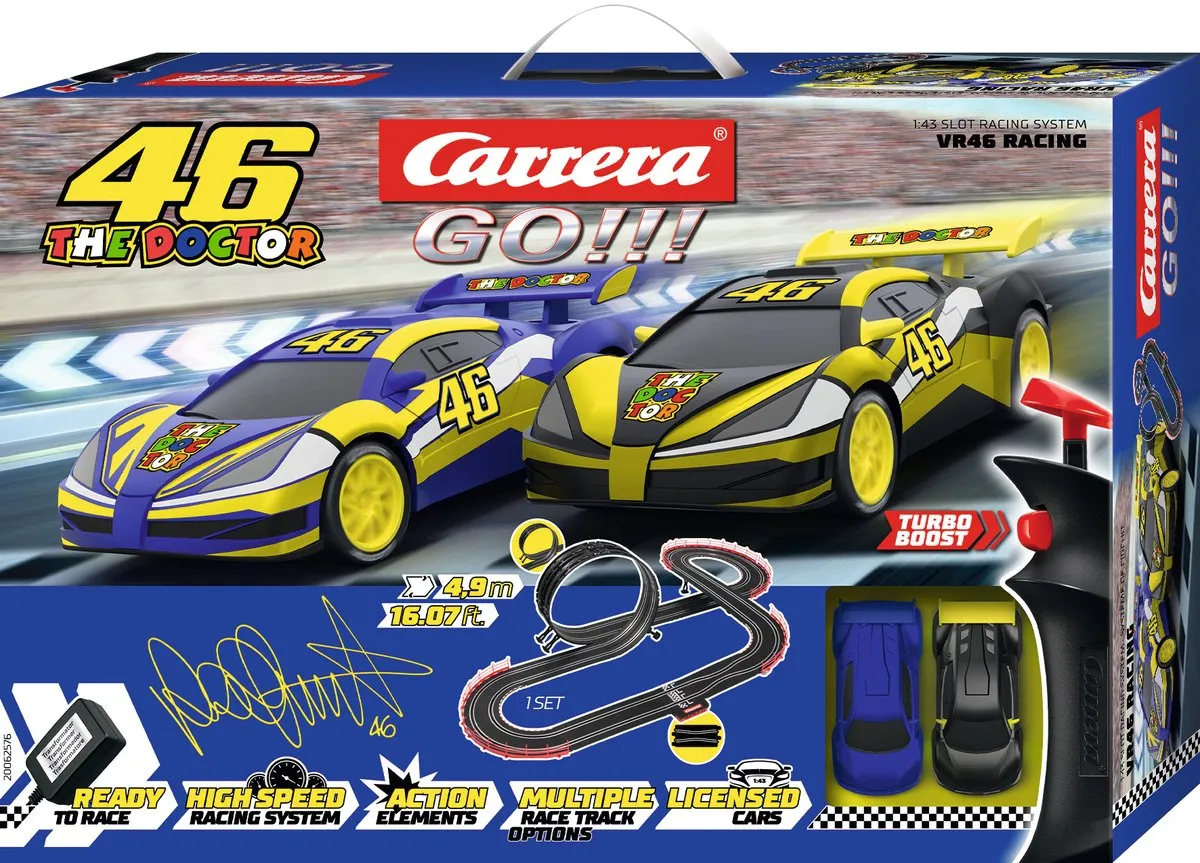 Carrera Go!!! The Doctor VR46 Ultimate GT Racing Racebaan CAR20062576