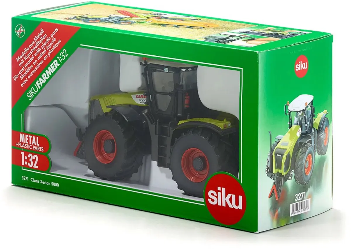 SIKU 3271 Claas Xerion 5000 Tractor 1:32 - Groen