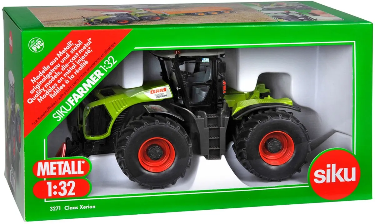 SIKU 3271 Claas Xerion 5000 Tractor 1:32 - Groen