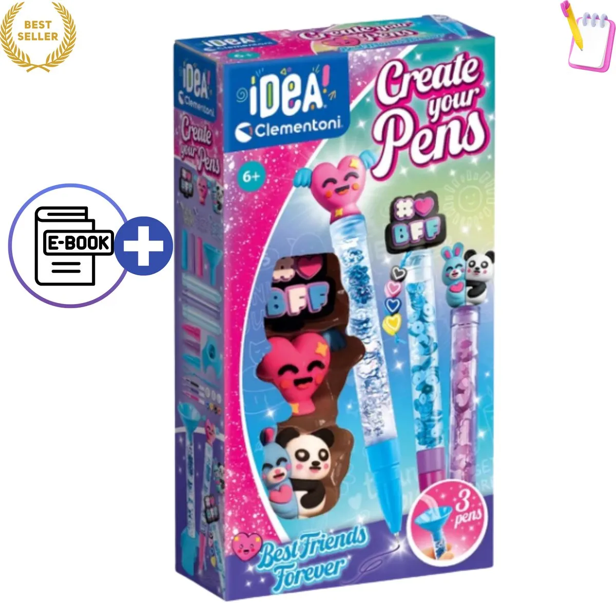 Clementoni Idea Art Mini Factory Best Friends Pen Creators