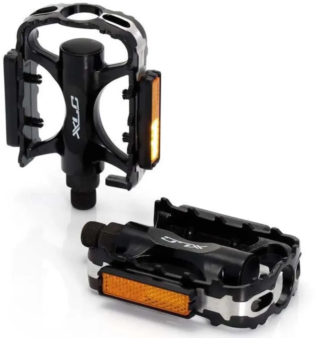 XLC Freestyle PD-M02 Fietspedalen - Antislip - Zwart & Zilver - afbeelding 4 van 5