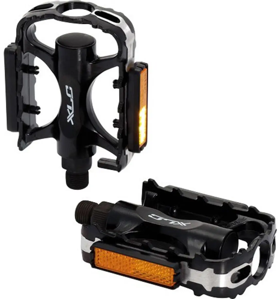 XLC Freestyle PD-M02 Fietspedalen - Antislip - Zwart & Zilver - afbeelding 3 van 5