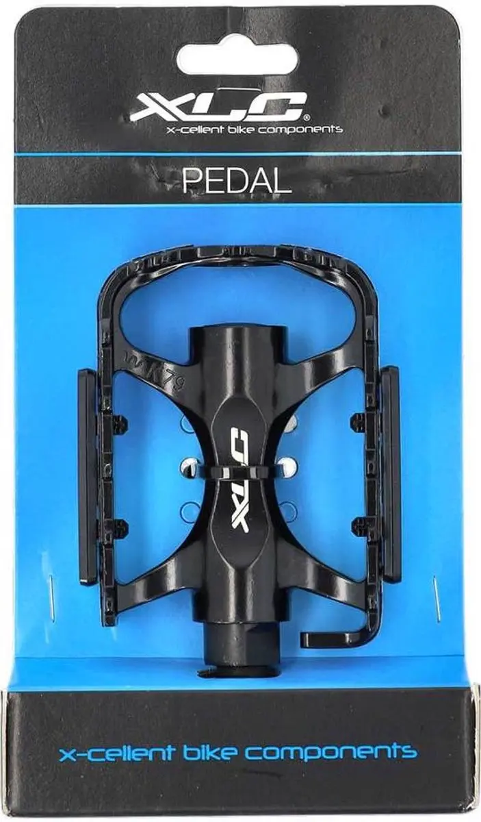 XLC Freestyle PD-M02 Fietspedalen - Antislip - Zwart & Zilver - afbeelding 5 van 5
