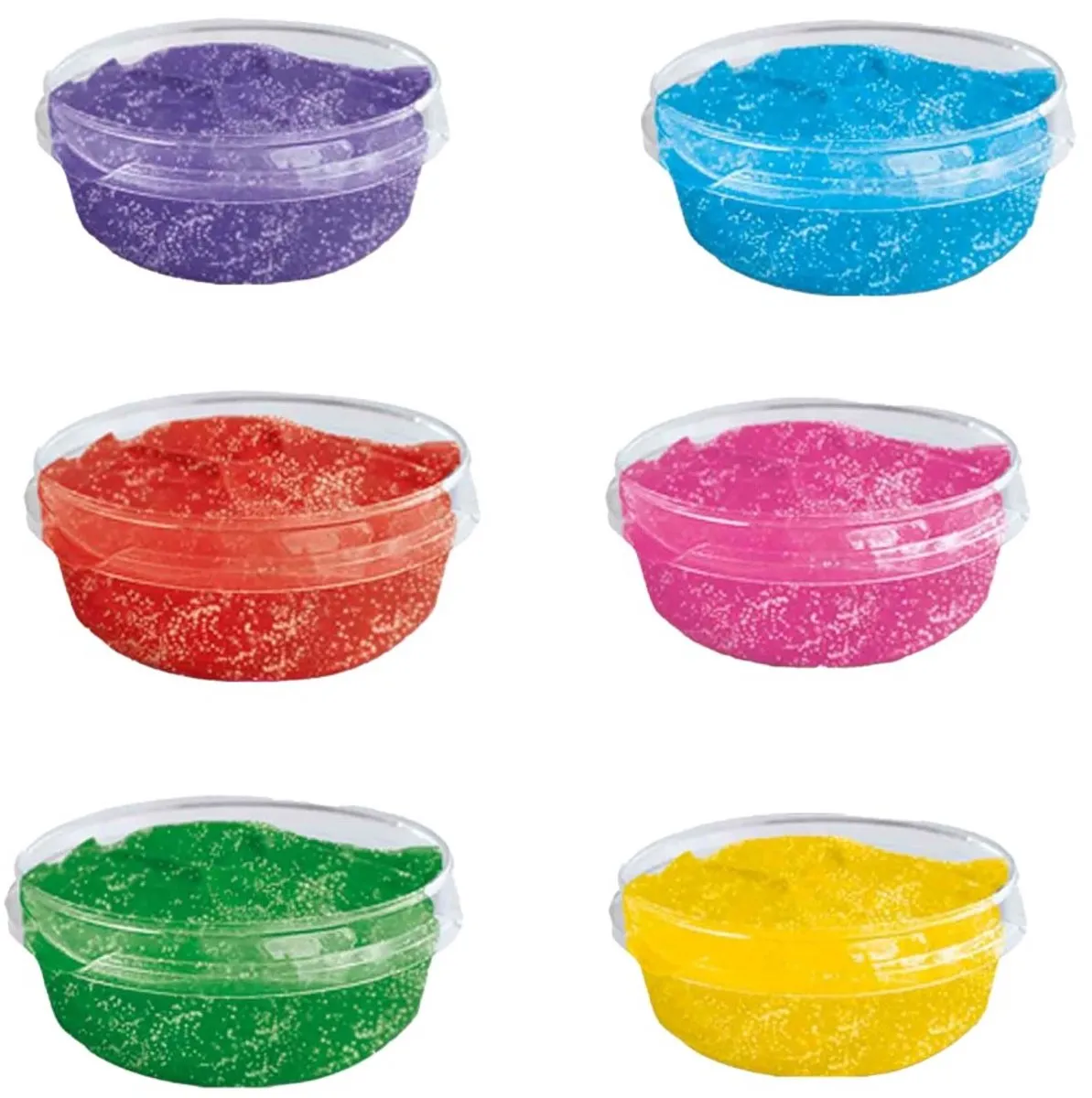 SES Creative Glitter Plakkaatverf - 6x45ml