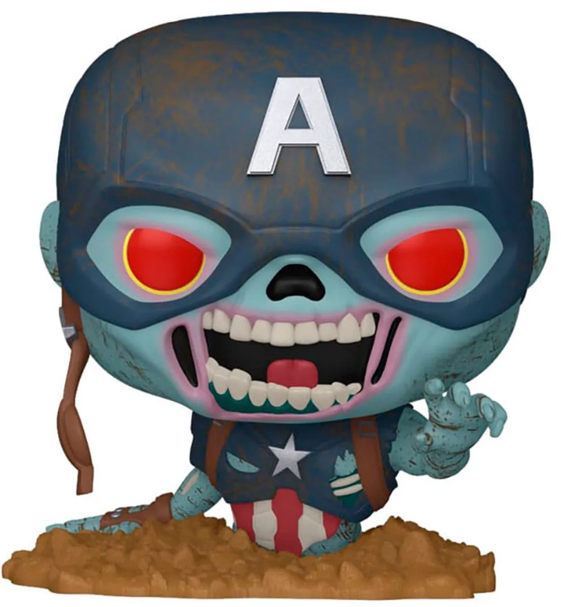 Funko Pop! Marvel Zombies Captain America #1554 - Multicolor