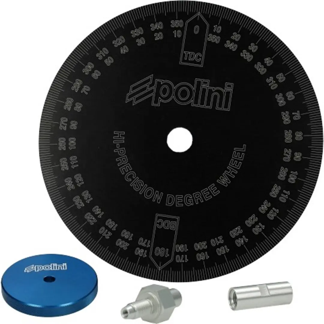 Polini Gradenschijf 220mm - Noir/Blanc