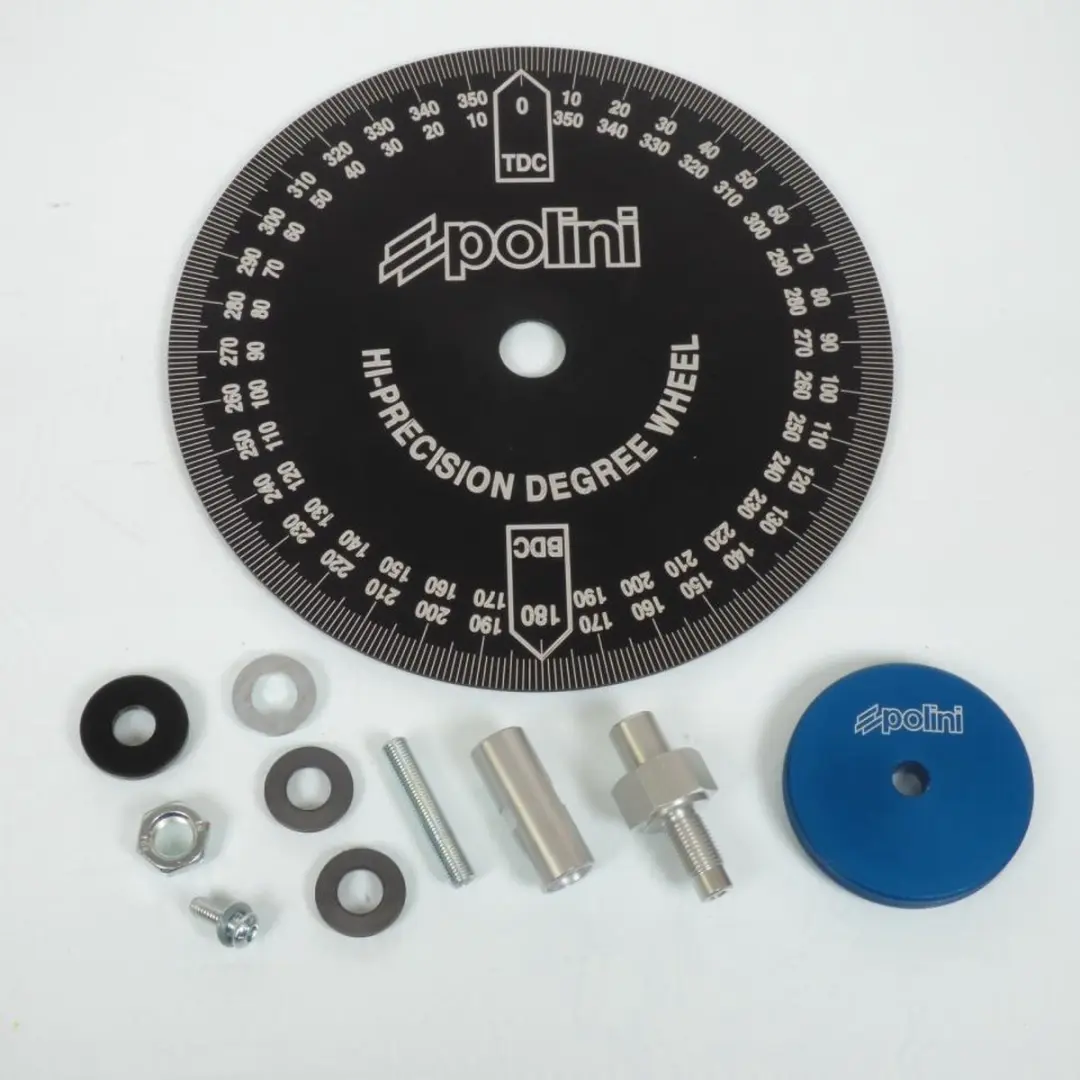 Polini Gradenschijf 220mm - Noir/Blanc
