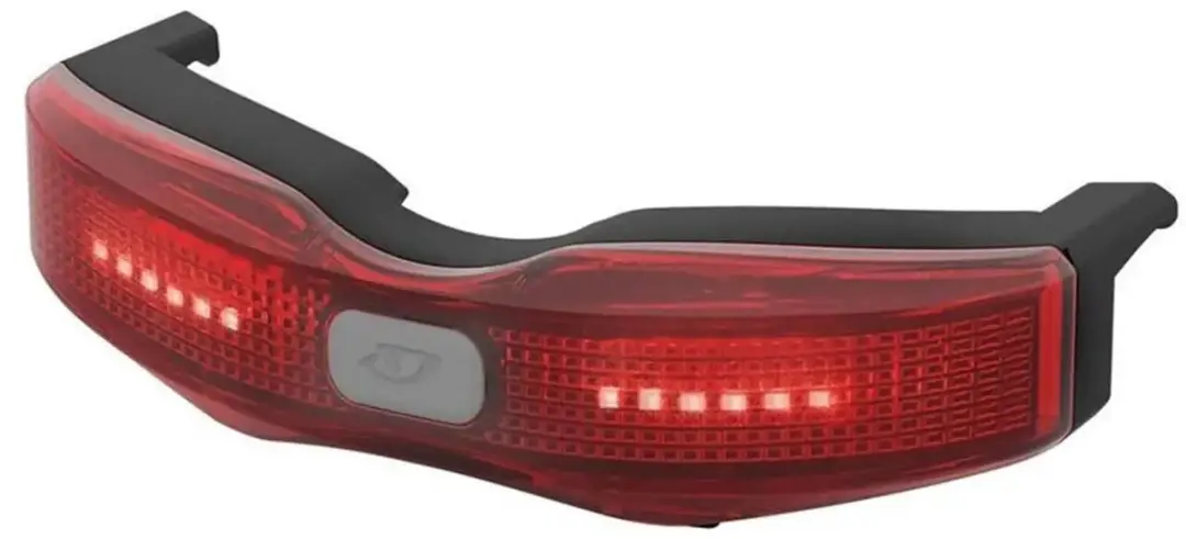 Giro Roc Loc 5 LED Helm Achterlicht - Zwart/Rood