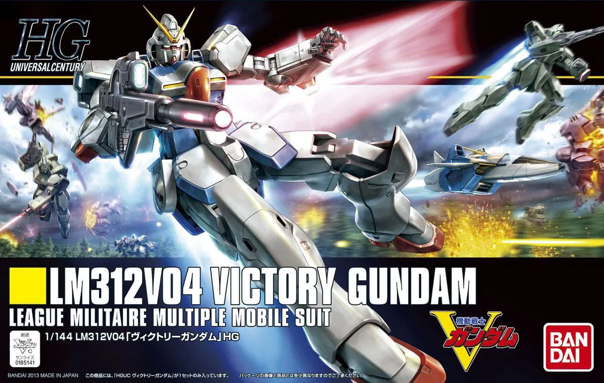 Bandai Namco HG 1/144 LM312V04 Victory Gundam Modelkit - Multi