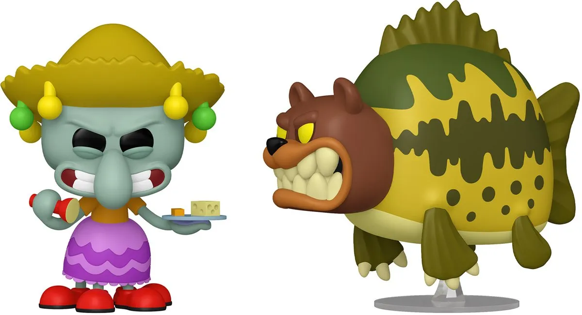 Funko Pop! Spongebob Squarepants Squidward & Sea Bear 2-Pack
