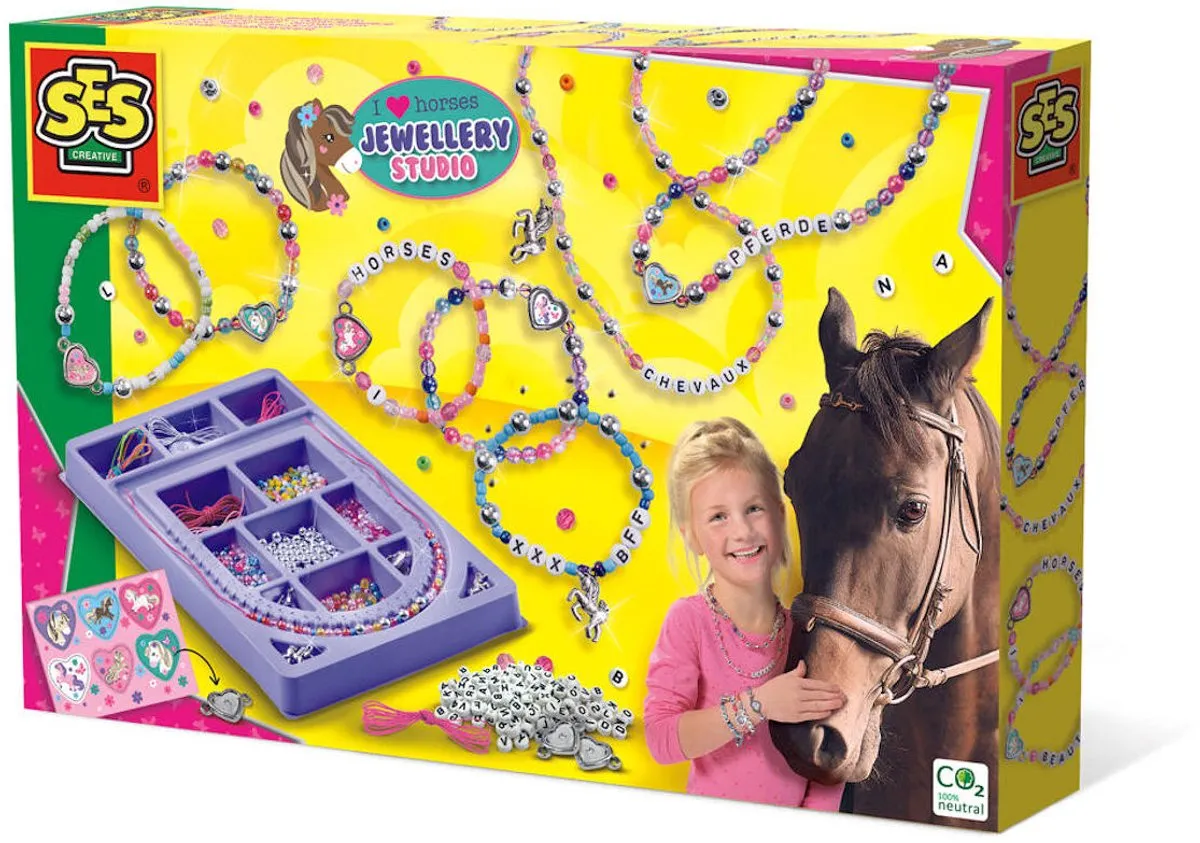 SES Creative I Love Horses Sieradenstudio - 20 Stuks
