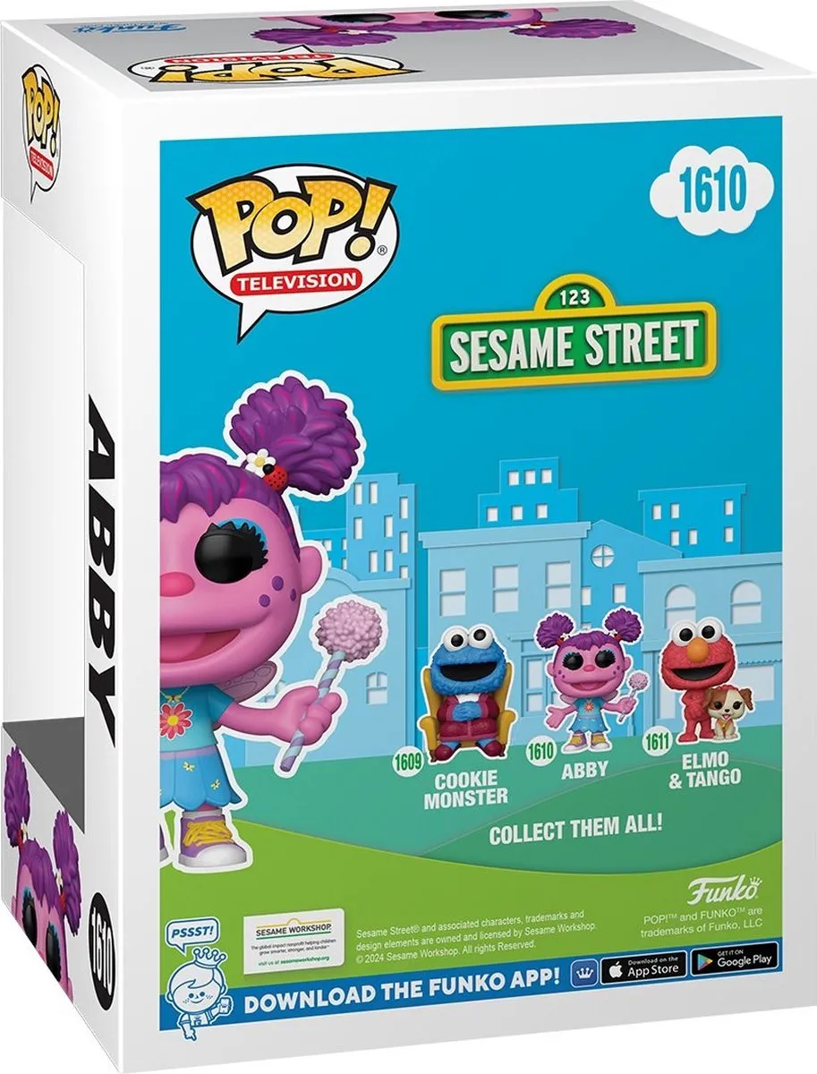 Funko Pop! Sesame Street Abby #1610 - Veelkleurig