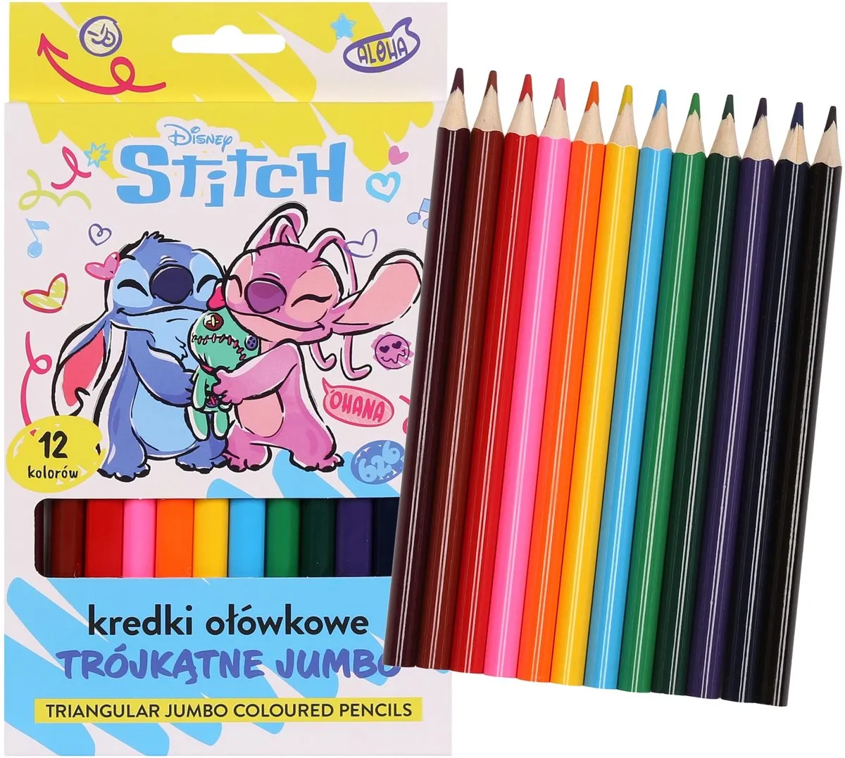 Disney Stitch Driehoekspotloden - 100 Stuks - 12 Kleuren