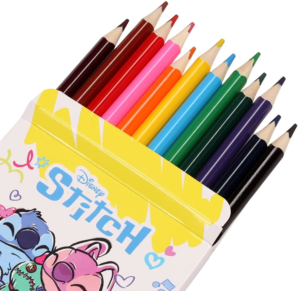 Disney Stitch Driehoekspotloden - 100 Stuks - 12 Kleuren