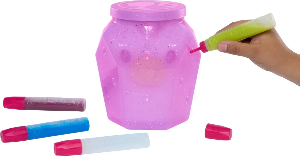 Barbie Tie-Dye Unicorn Pluszak - Meerkleurig - afbeelding 4 van 6