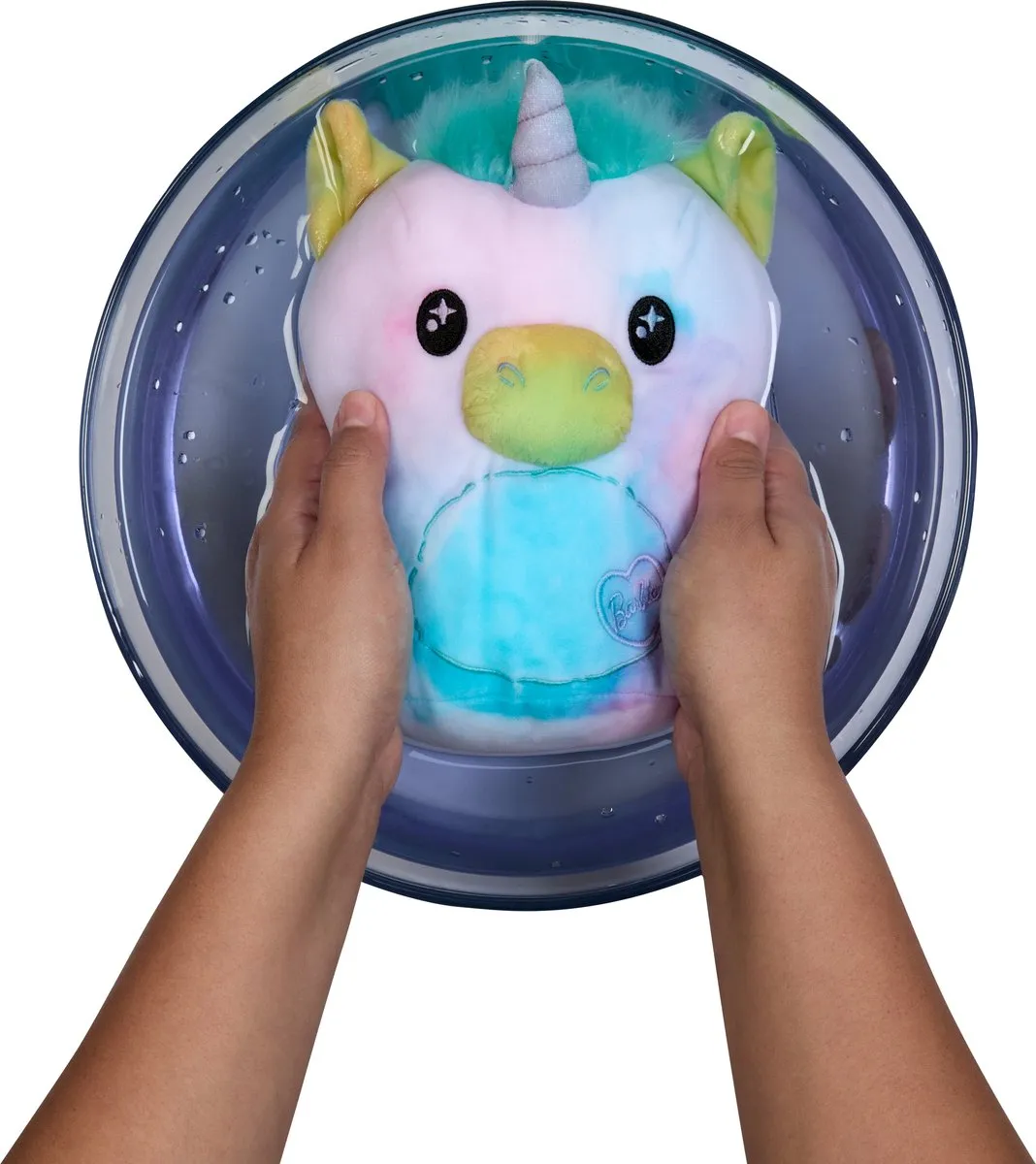 Barbie Tie-Dye Unicorn Pluszak - Meerkleurig - afbeelding 2 van 6