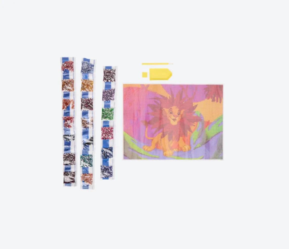 Disney Diamond Painting Lion King 30x40cm - 15.000 Steentjes