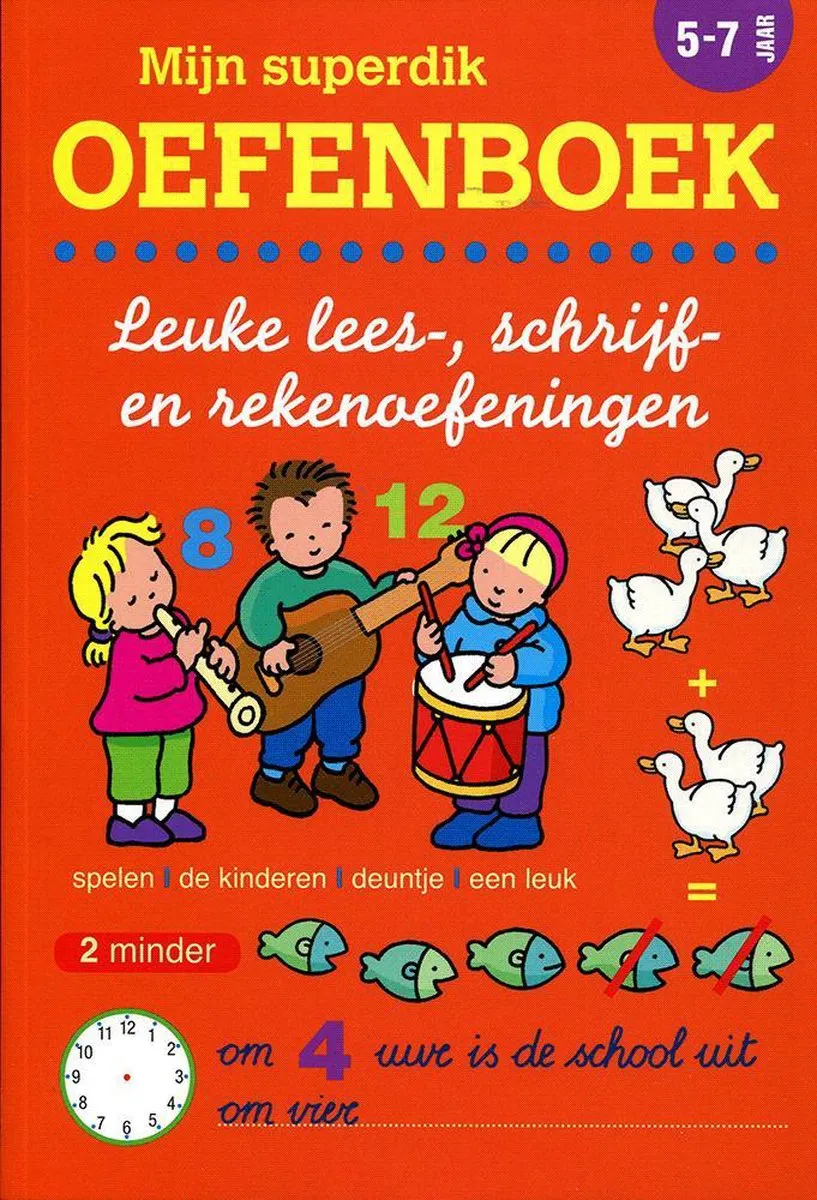 Jumbo Mijn Superdik Oefenboek 5-7 Jaar - 70 Puzzels