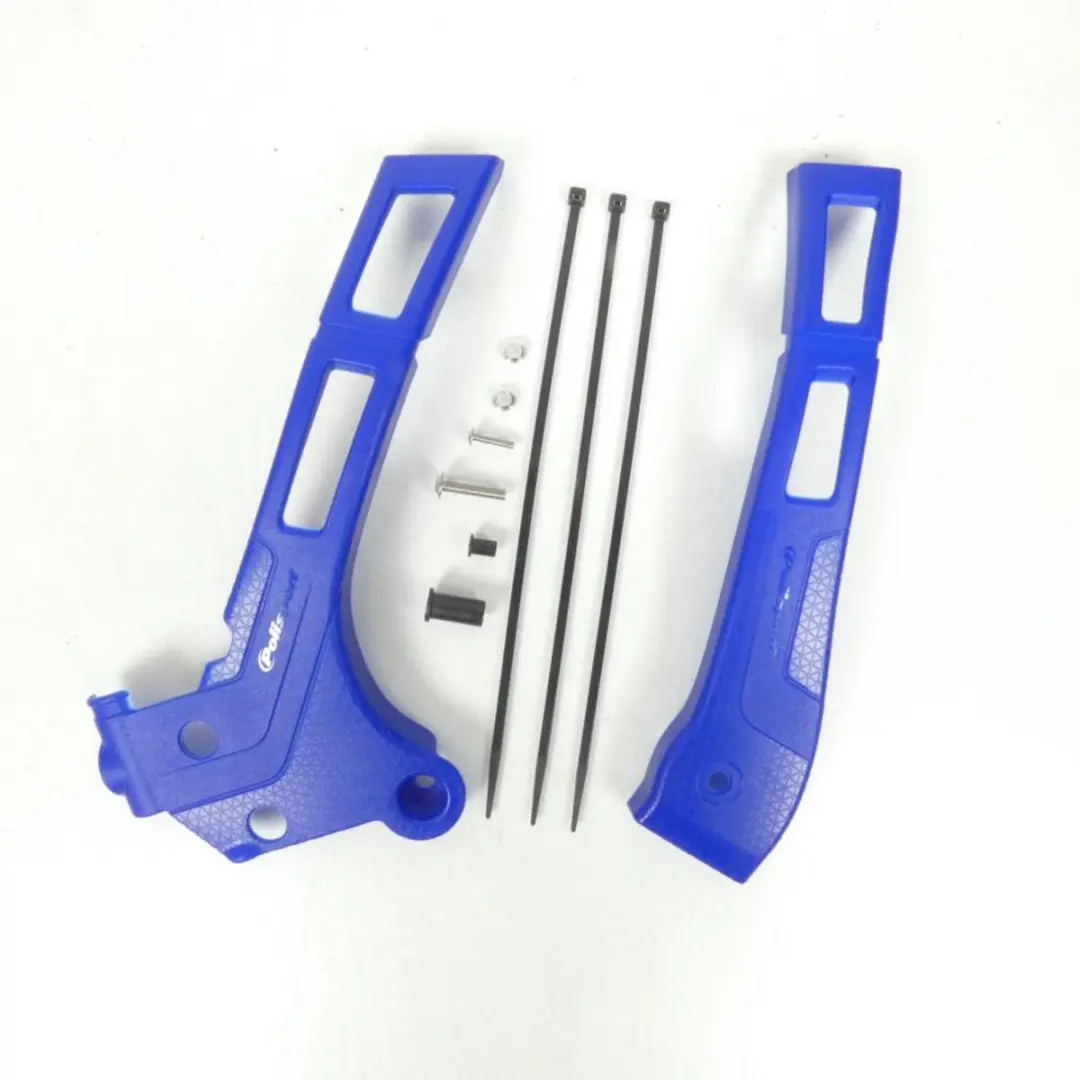 Protection cadre Bleu Polisport pour moto Yamaha 125 YZ Après 2005 84667 Neuf