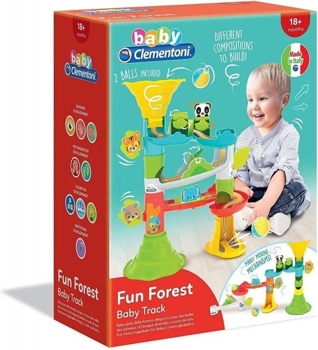 Clementoni Baby Knikkerbaan Fun Forest 17337 - Multicolor
