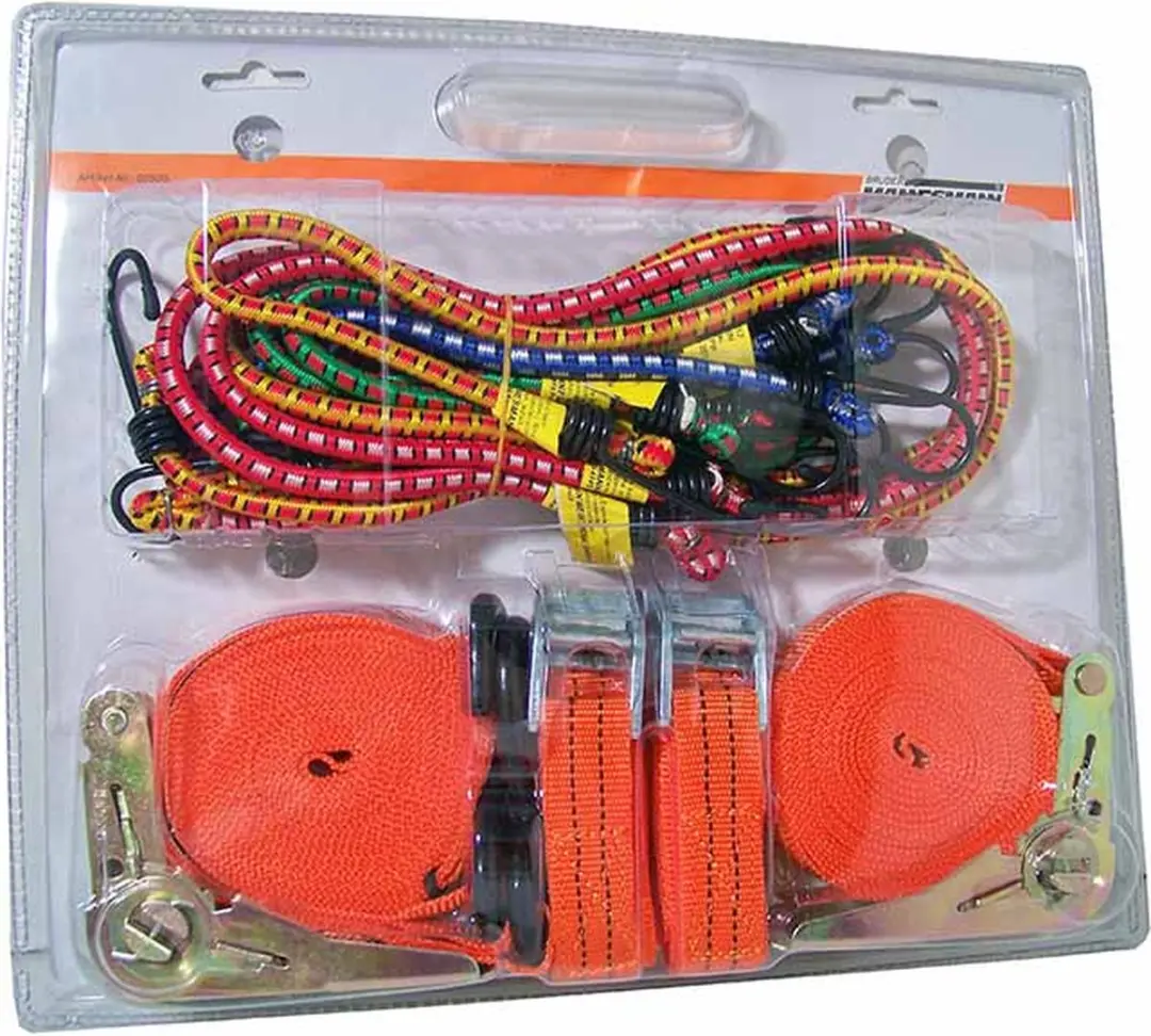 Brüder Mannesmann M00500 Vastzetset 40 daN - 4x Elastische spanriemen - afbeelding 3 van 4