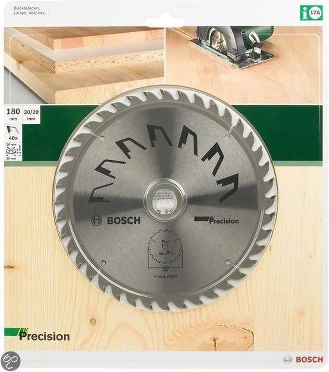 CIRKELZAAGBLAD PRECISION 180X2X30/20,T40 (1)