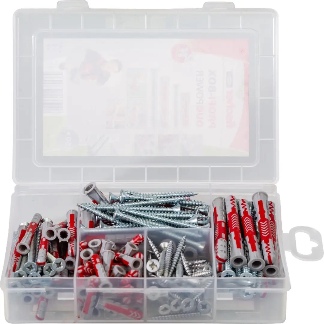 Fischer Profi-Box DuoPower Pluggen & Schroeven - 100 Stuks
