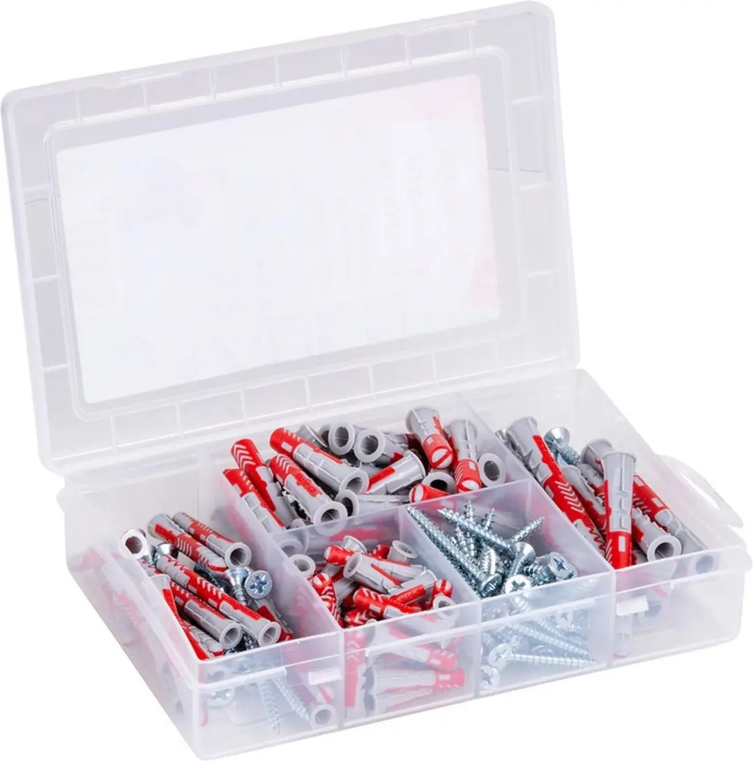 Fischer Profi-Box DuoPower Pluggen & Schroeven - 100 Stuks