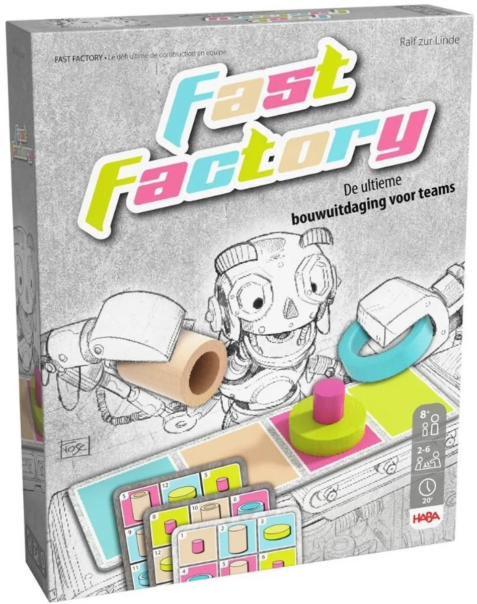 Haba Fast Factory Behendigheidsspel - 2-6 Spelers