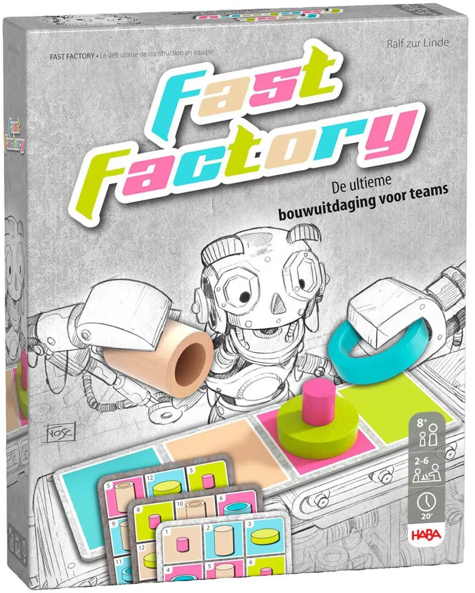 Haba Fast Factory Behendigheidsspel - 2-6 Spelers