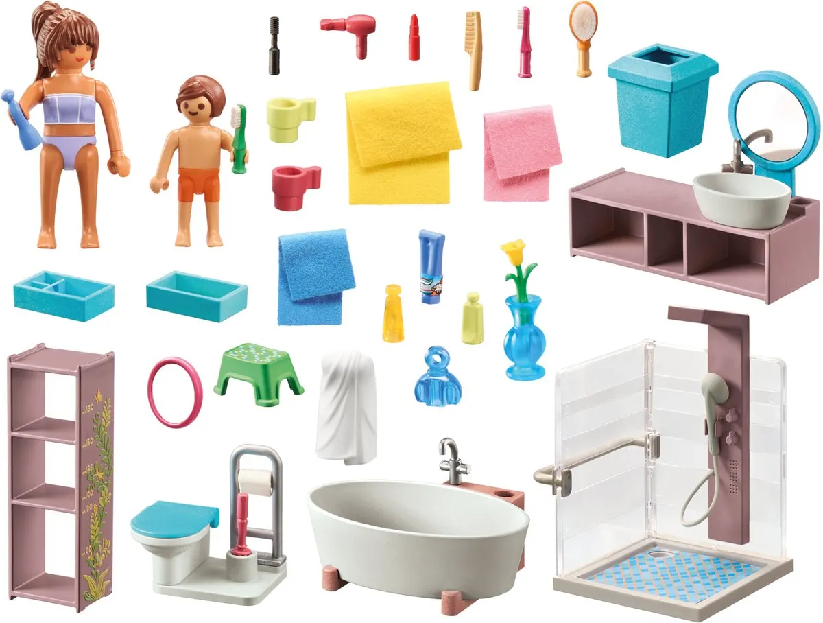 Playmobil My Life Badkamer 71611 - Multicolor