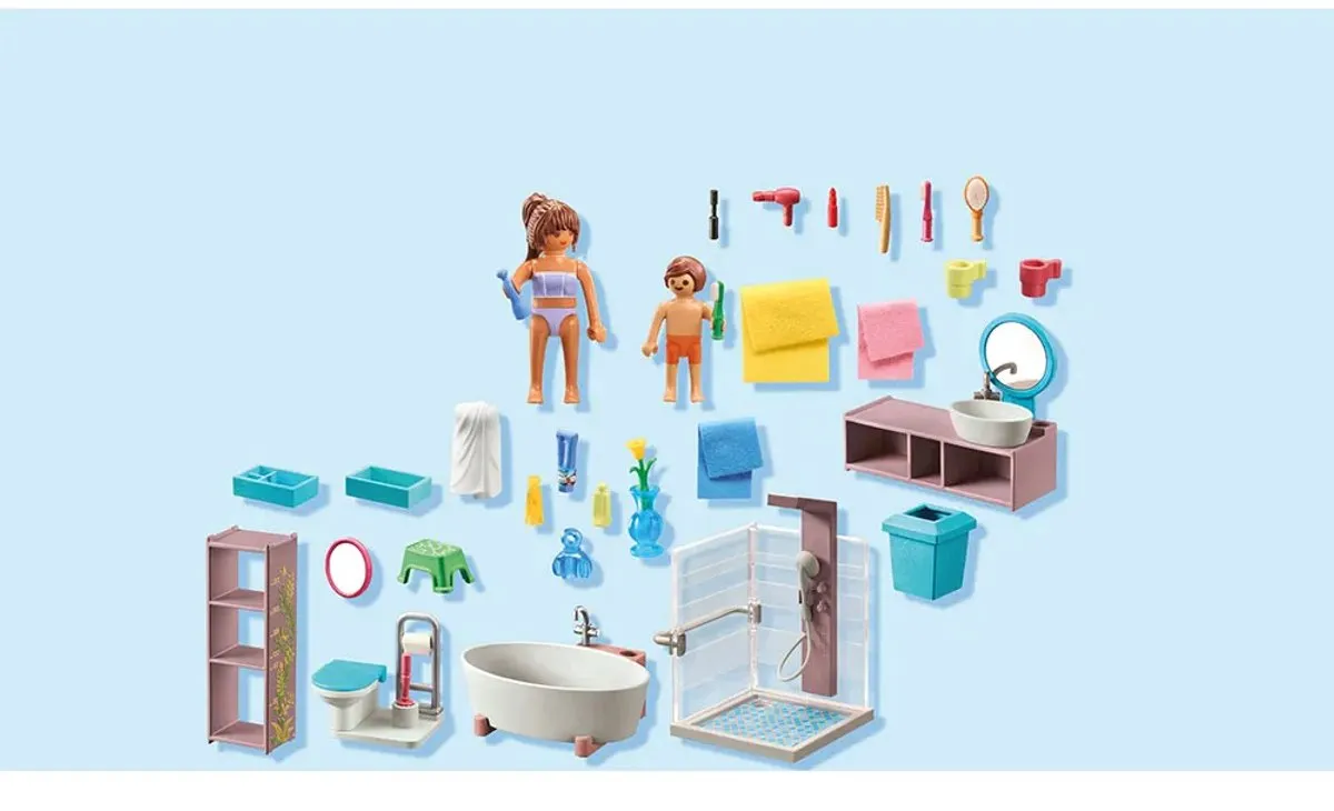 Playmobil My Life Badkamer 71611 - Multicolor