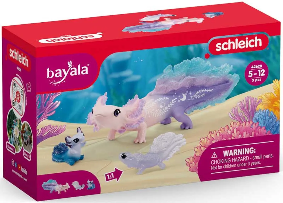 Schleich Bayala Axolotl Ontdekkingsset 42628 - Meerkleurig