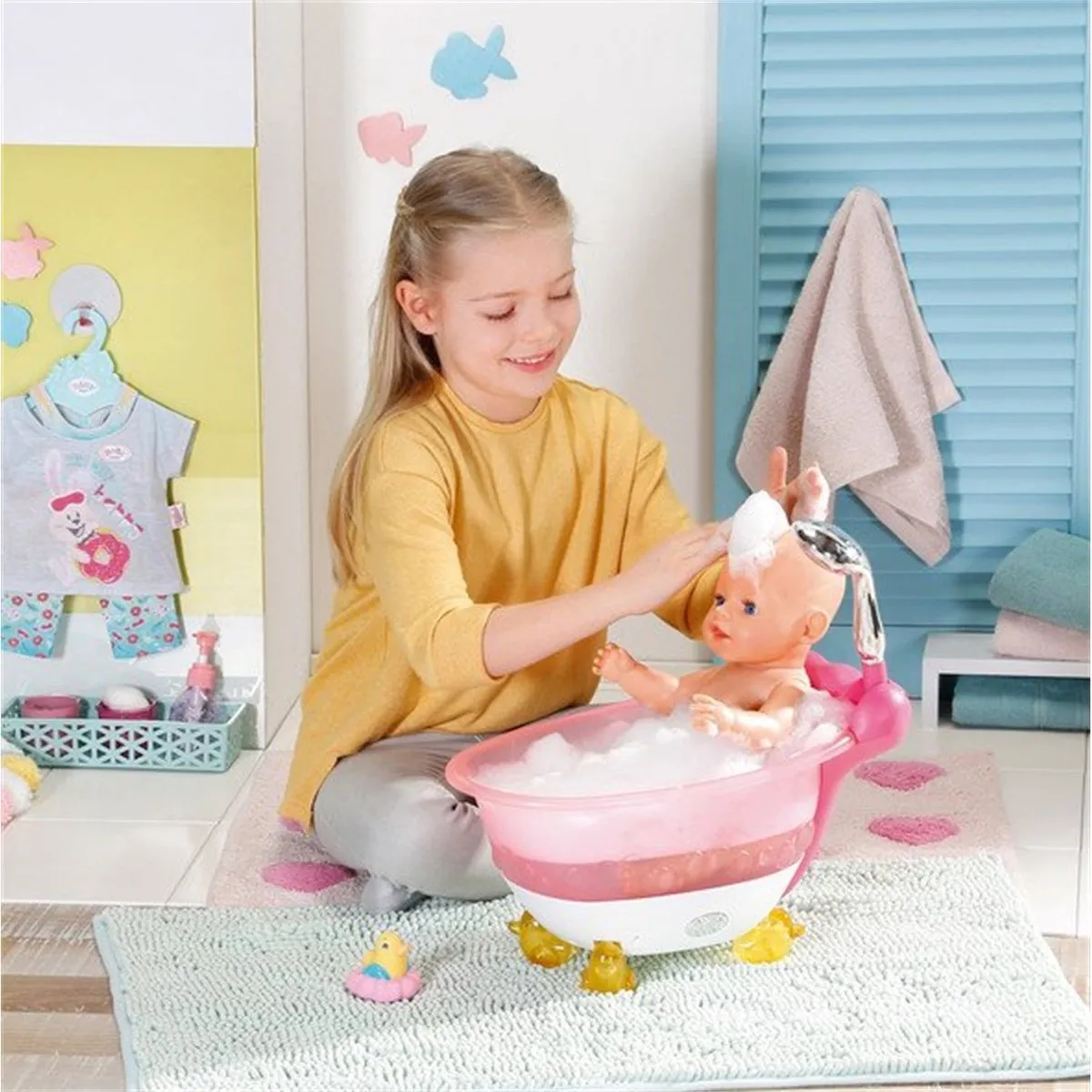 Baby Born Bad Poppenbad 831908 - Roze - afbeelding 6 van 6