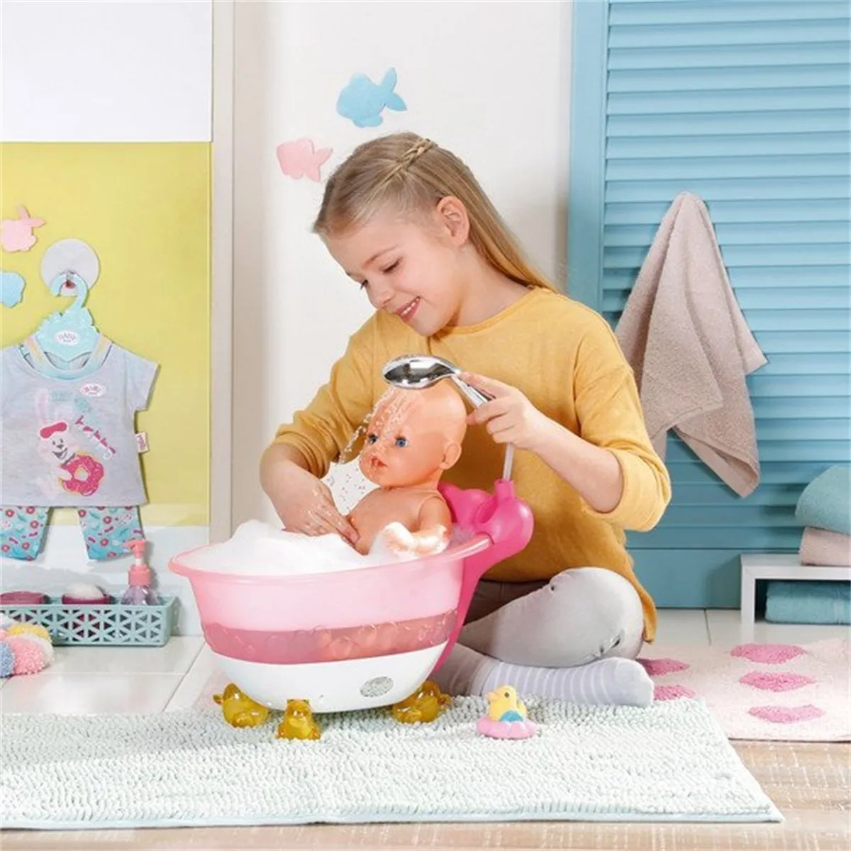 Baby Born Bad Poppenbad 831908 - Roze - afbeelding 3 van 6