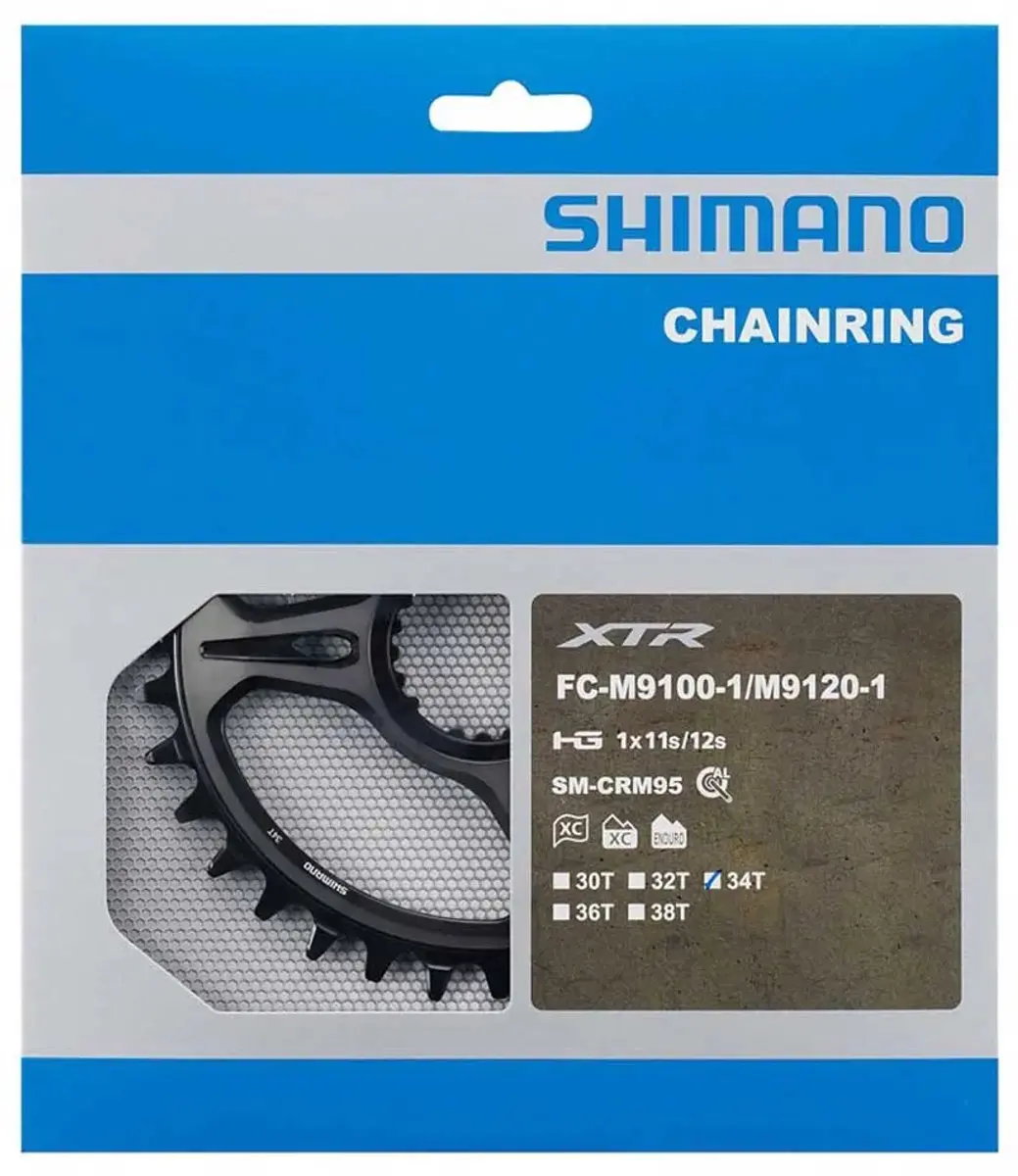 Shimano XTR FC-M9100/M9120 Kettingblad 34T - Grijs - afbeelding 2 van 4