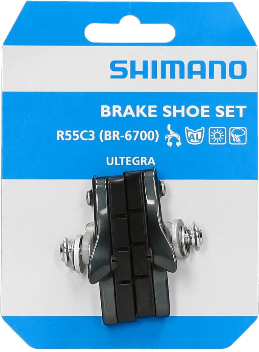 Shimano R55C3 Ultegra V-Brake Remblokken - 2 Stuks - afbeelding 6 van 6