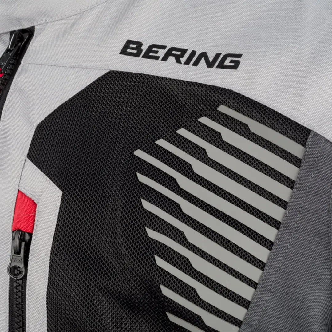 Bering Bakundu Jas - Maat S - Grijs/Zwart/Rood