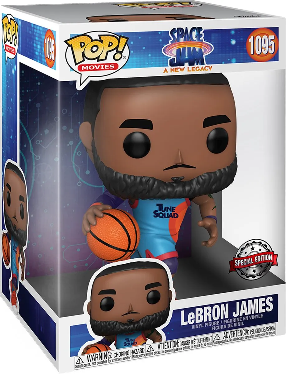 Funko Pop Movies Space Jam A New Legacy LeBron James Jumbo 25cm #1095