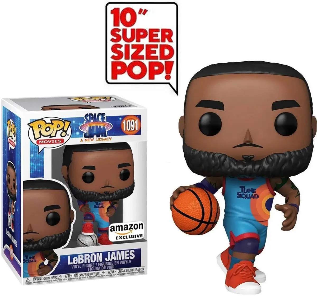 Funko Pop Movies Space Jam A New Legacy LeBron James Jumbo 25cm #1095