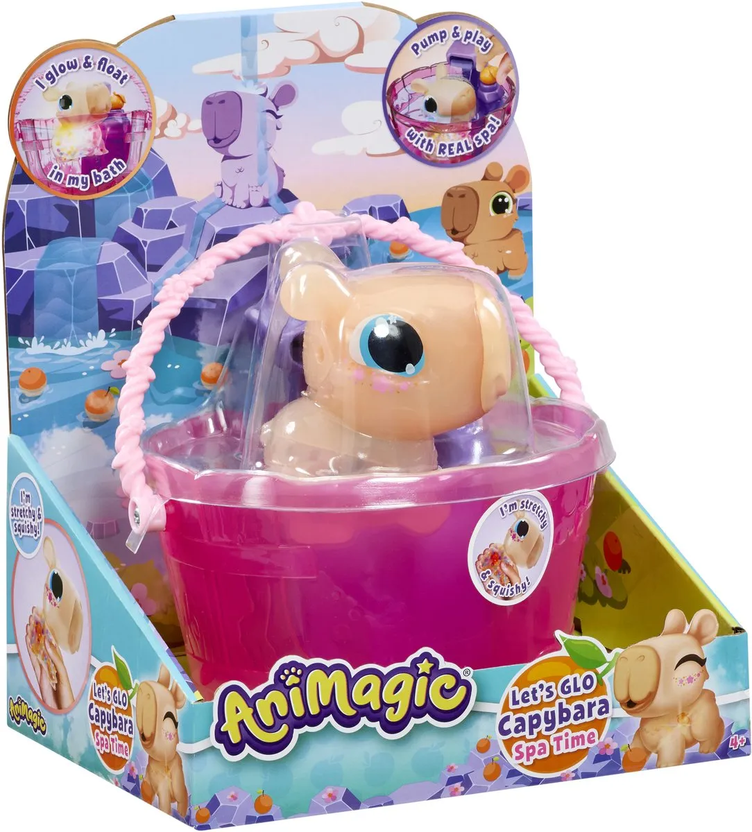 Goliath Animagic Let’s Glo Capybara Spa Time Speelfiguur - 934415