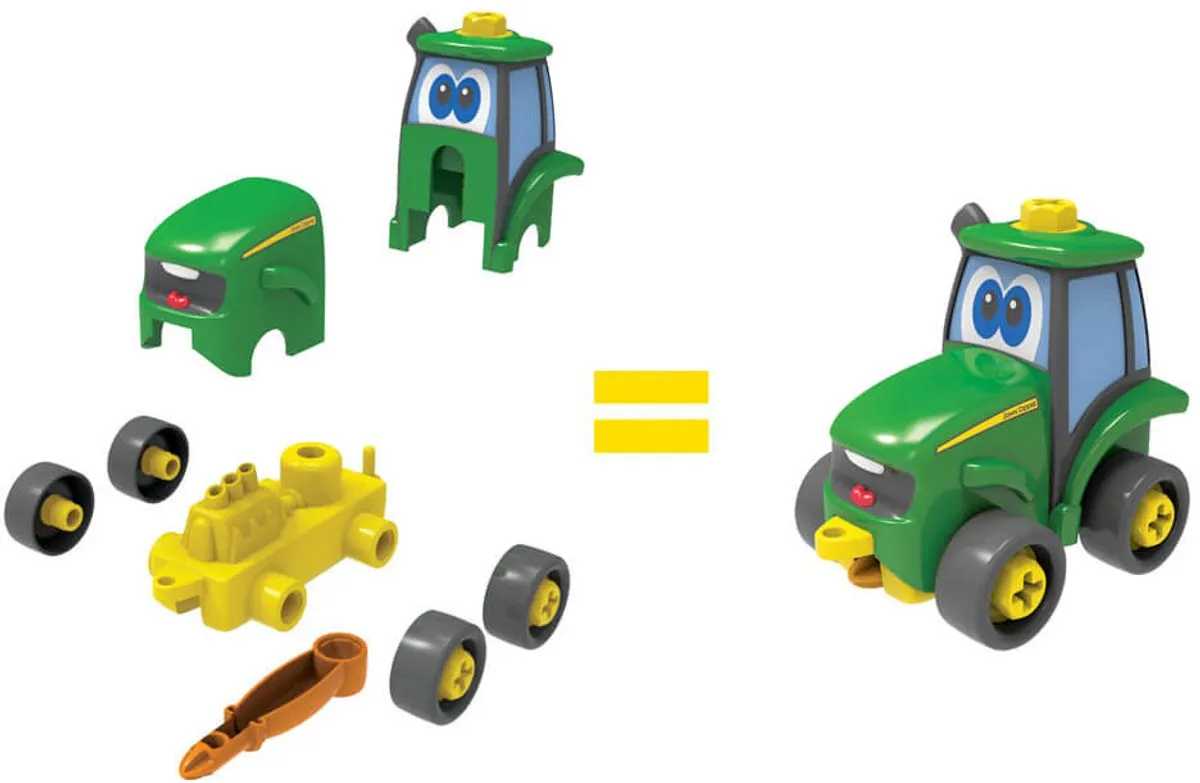 Tomy Bouw Een Buddy Johnny Tractor - John Deere Groen