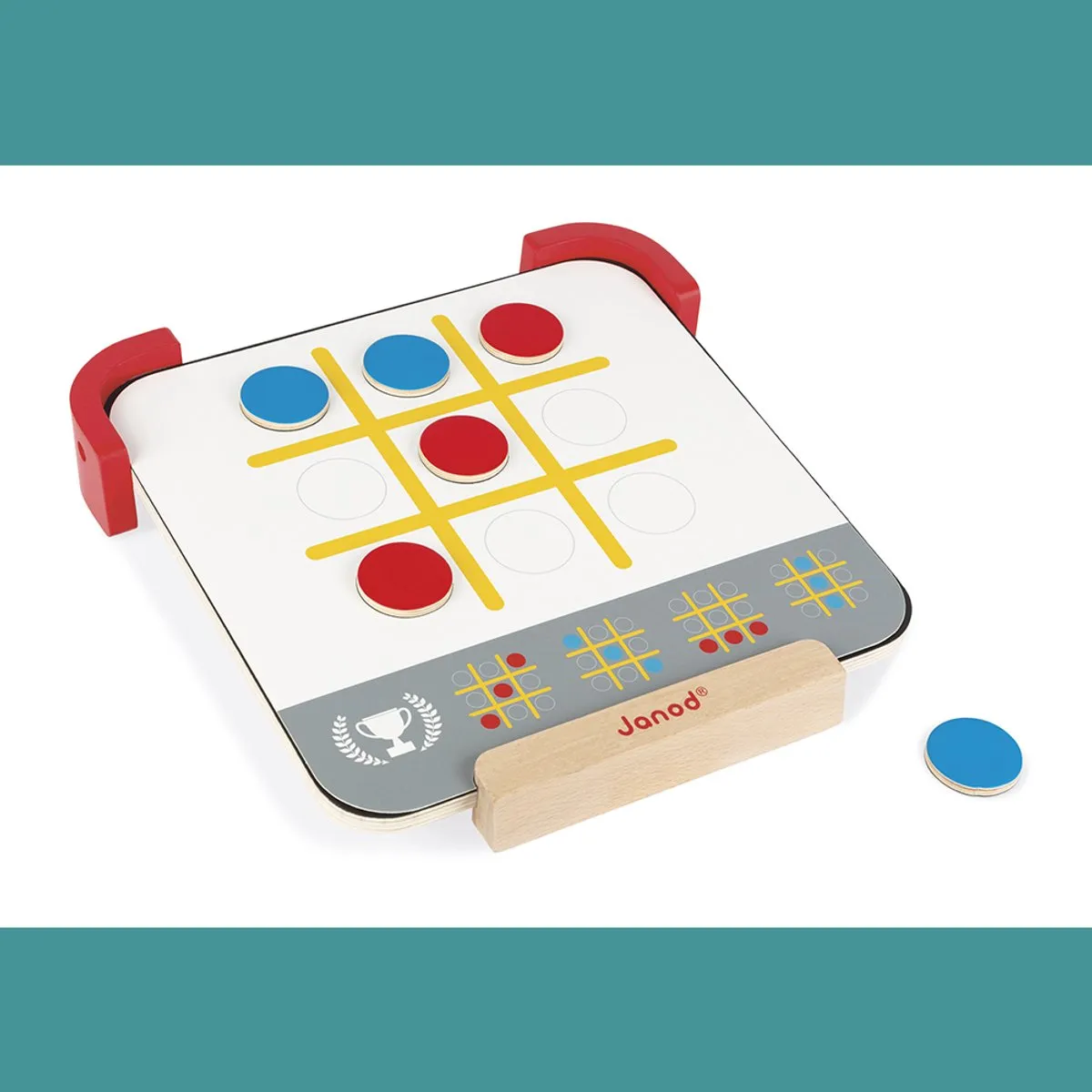 Janod Ik Leer Kleuren Magneetbord - 42 Stippen - Multi