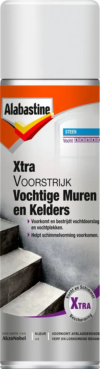 Alabastine Voorstijk Vocht.Muren Spray 500Ml