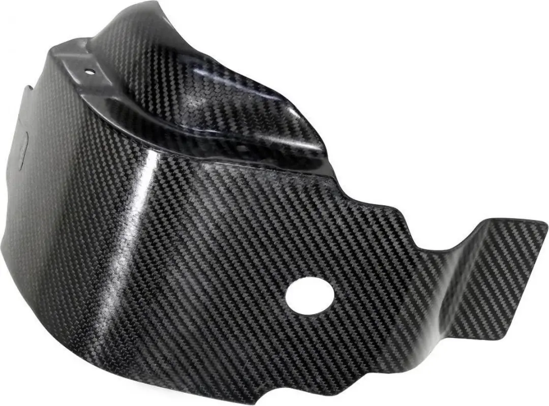 Sabot semelle protection moteur carbone Leovince pour moto Suzuki 450 RM-Z 2010-