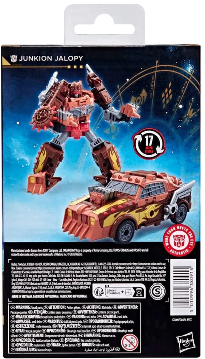 Hasbro Transformers Age of the Primes Junkion Jalopy HASG2009 - Action Figuur - 14cm - Multicolor