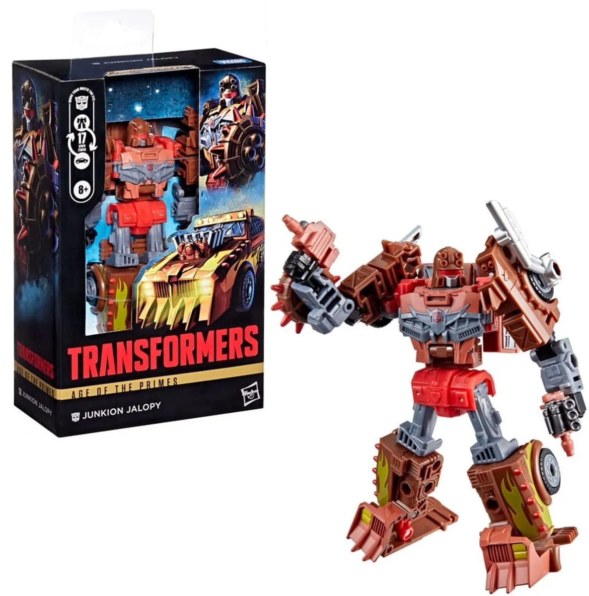 Hasbro Transformers Age of the Primes Junkion Jalopy HASG2009 - Action Figuur - 14cm - Multicolor