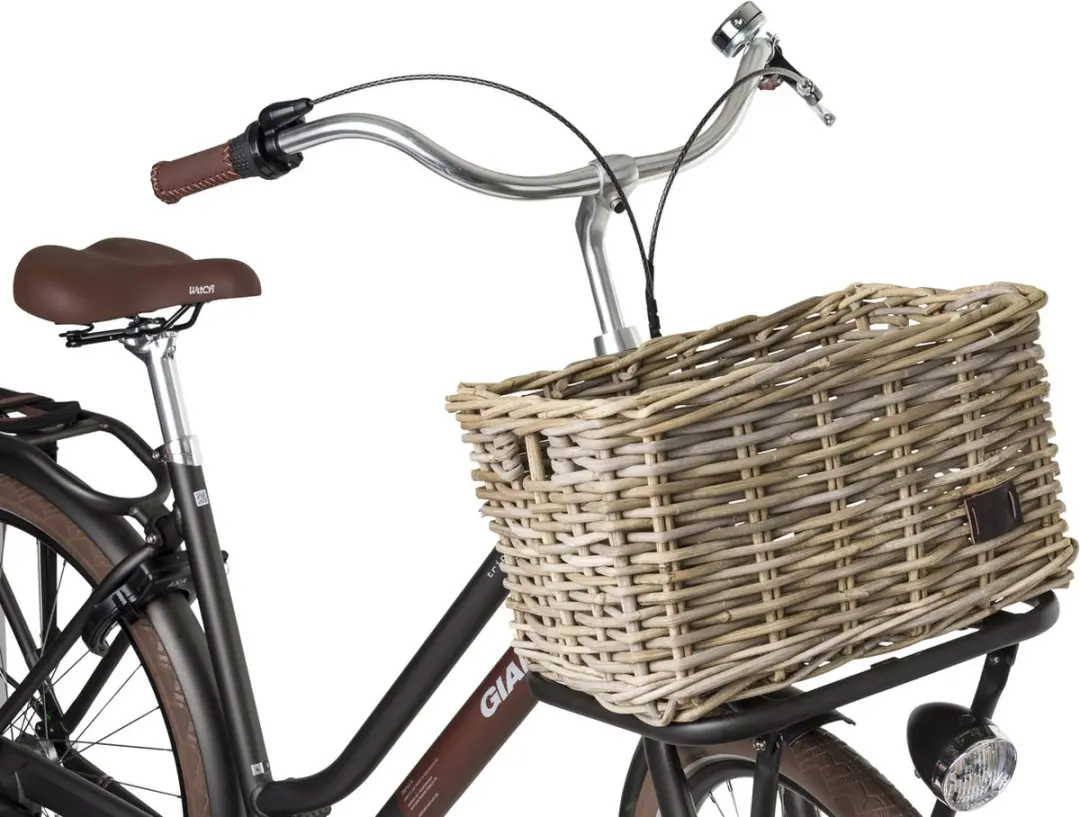 FastRider Zeno Rotan Fietsmand 17L - Naturel - afbeelding 4 van 4