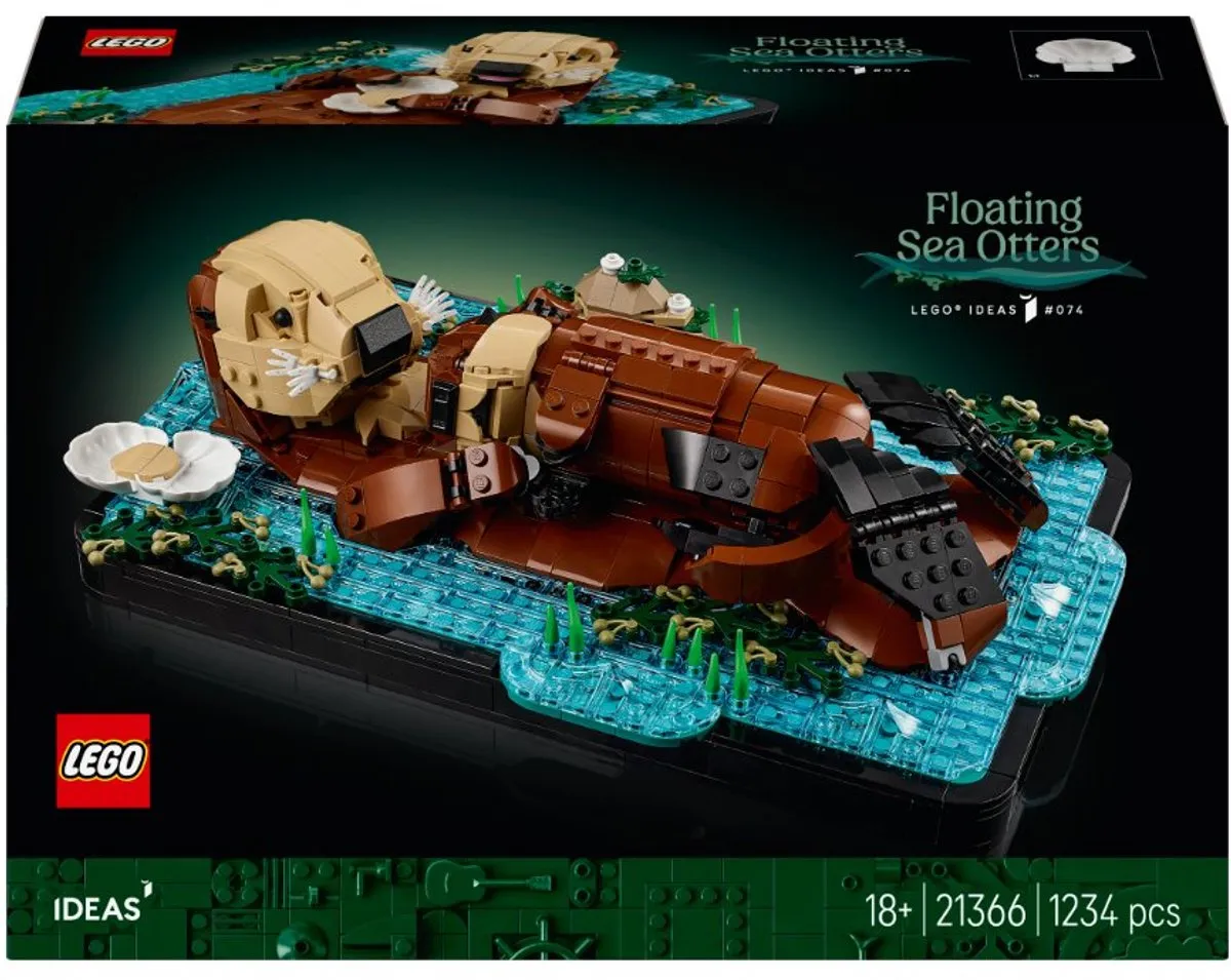 LEGO Ideas Drijvende Zeeotters 21366 - 1234 Stenen - Multicolor